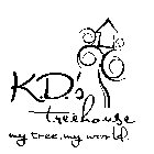 K.D.'S TREEHOUSE MY TREE. MY WORLD.