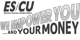 ES CU ELECTRIC SERVICE CREDIT UNION WE EMPOWER YOU ...AND YOUR MONEY