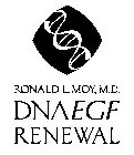 DNA EGF RENEWAL RONALD L. MOY, M.D.