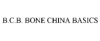 B.C.B. BONE CHINA BASICS