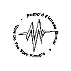 PUMP'D FITNESS GROUP · HOW DO YOU STAY PUMP'D ·