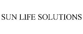 SUN LIFE SOLUTIONS