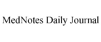 MEDNOTES DAILY JOURNAL