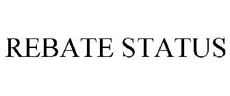 REBATE STATUS