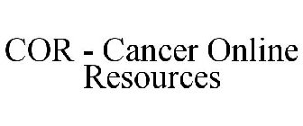COR - CANCER ONLINE RESOURCES