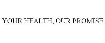 YOUR HEALTH, OUR PROMISE
