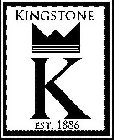 K KINGSTONE K EST. 1886