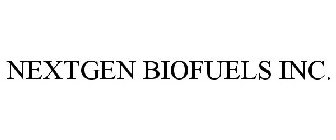 NEXTGEN BIOFUELS INC.