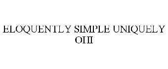 ELOQUENTLY SIMPLE UNIQUELY OHI
