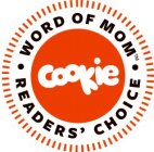 COOKIE · WORD OF MOM · READERS' CHOICE