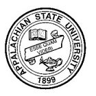 APPALACHIAN STATE UNIVERSITY 1899 ESSE QUAM VIDERI