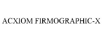 ACXIOM FIRMOGRAPHIC-X