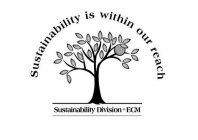 SUSTAINABILITY IS WITHIN OUR REACH SUSTAINABILITY DIVISION · ECM GREENUNIVERSITY.SYR.EDU