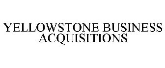 YELLOWSTONE BUSINESS ACQUISITIONS