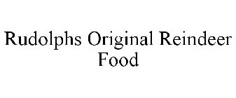 RUDOLPHS ORIGINAL REINDEER FOOD