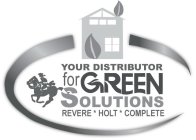 YOUR DISTRIBUTOR FOR GREEN SOLUTIONS REVERE * HOLT * COMPLETE