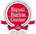 EQUAL RIGHTS CENTER FAIRNESS & EQUALITYIN HOUSING, EMPLOYMENT, PUBLIC ACCOMMODATIONS & GOVERNMENT SERVICES EST. 1983 ADVANCING CIVIL RIGHTS FOR OVER A QUARTER CENTURY