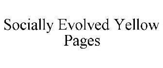 SOCIALLY EVOLVED YELLOW PAGES