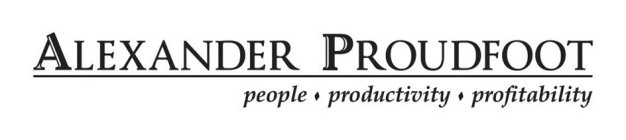 ALEXANDER PROUDFOOT PEOPLE PRODUCTIVITY PROFITABILITY