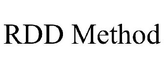 RDD METHOD