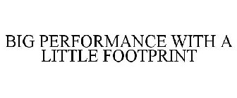 BIG PERFORMANCE WITH A LITTLE FOOTPRINT