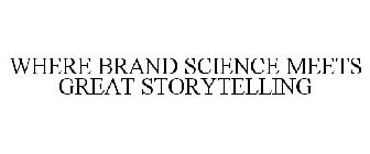 WHERE BRAND SCIENCE MEETS GREAT STORYTELLING