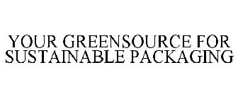 YOUR GREENSOURCE FOR SUSTAINABLE PACKAGING