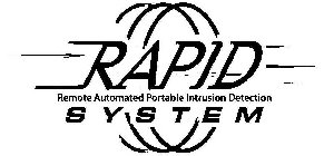 RAPID REMOTE AUTOMATED PORTABLE INTRUSION DETECTION SYSTEM