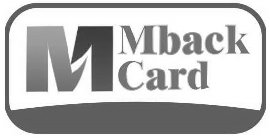 M MBACK CARD