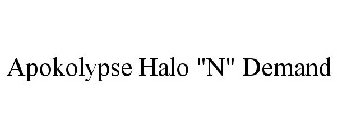 APOKOLYPSE HALO 