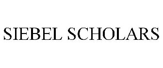 SIEBEL SCHOLARS