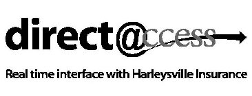 DIRECT@CCESS REAL TIME INTERFACE WITH HARLEYSVILLE INSURANCE