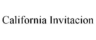 CALIFORNIA INVITACION