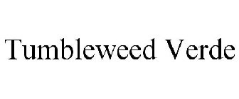 TUMBLEWEED VERDE