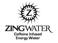 Z ZINGWATER CAFFEINE INFUSED ENERGY WATER