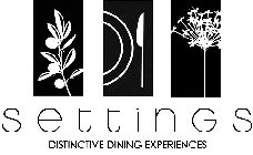 SETTINGS DISTINCTIVE DINING EXPERIENCES