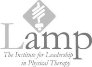 LAMP THE INSTITUTE FOR LEADERSHIP IN PHYSICAL THERAPY