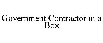 GOVERNMENT CONTRACTOR IN A BOX