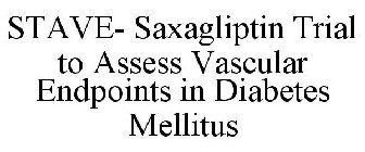 STAVE- SAXAGLIPTIN TRIAL TO ASSESS VASCULAR ENDPOINTS IN DIABETES MELLITUS