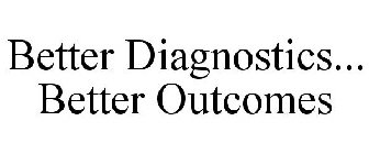 BETTER DIAGNOSTICS... BETTER OUTCOMES