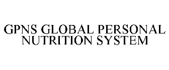 GPNS GLOBAL PERSONAL NUTRITION SYSTEM