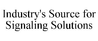 INDUSTRY'S SOURCE FOR SIGNALING SOLUTIONS