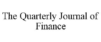 THE QUARTERLY JOURNAL OF FINANCE