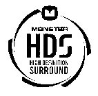 M MONSTER HDS HIGH DEFINITION SURROUND