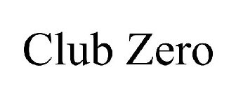 CLUB ZERO