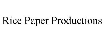 RICE PAPER PRODUCTIONS