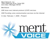 MERIT VOICE