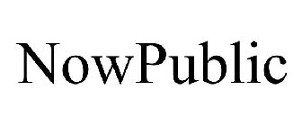 NOWPUBLIC