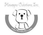 HOSANNA CREATIONS, INC. A PET THERAPY MINISTRY