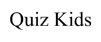 QUIZ KIDS